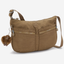 Kipling Izellah Smooth Khaki Medium Crossbody 02144-1NA