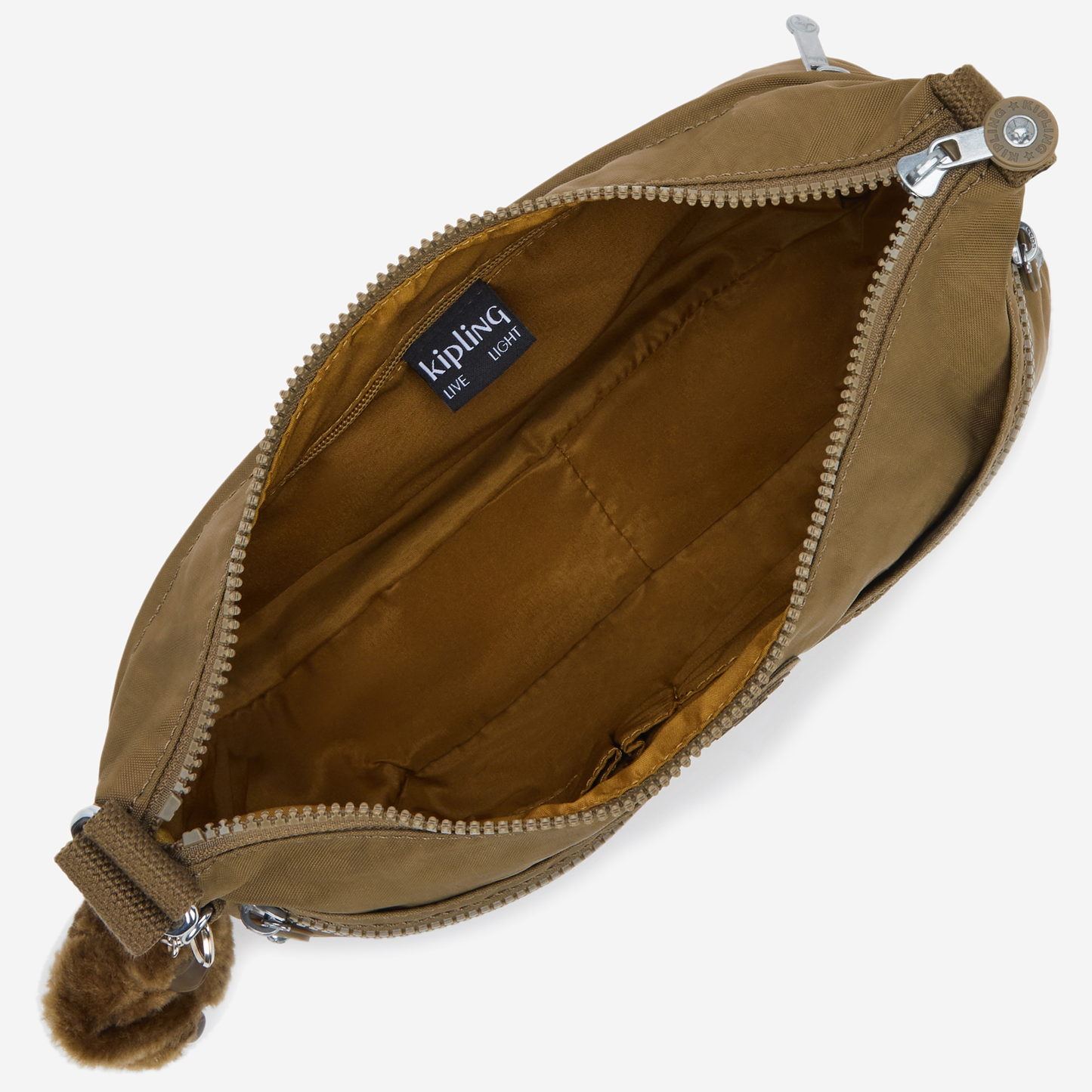KIPLING Izellah Smooth Khaki Medium crossbody 02144-1NA