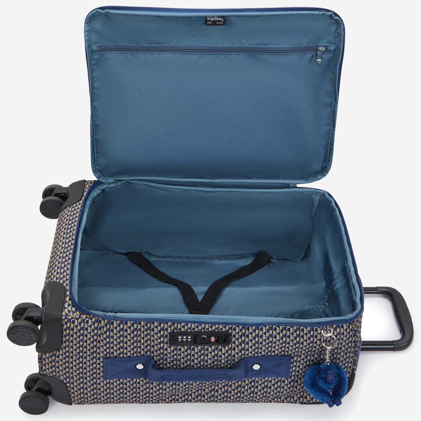 KIPLING Jet S Blue on Wire Small wheeled luggage I8181-9PC