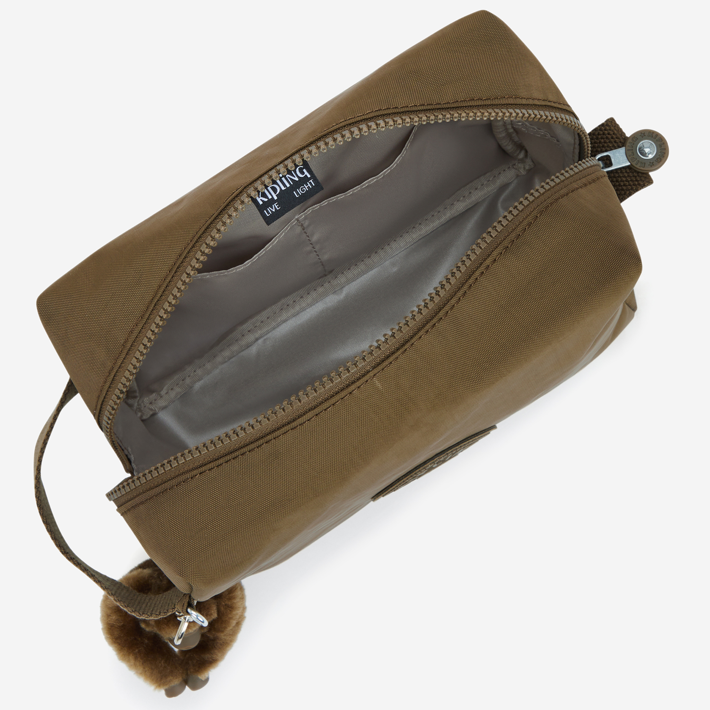 KIPLING Parac Smooth Khaki Large toiletry bag I2887-1NA
