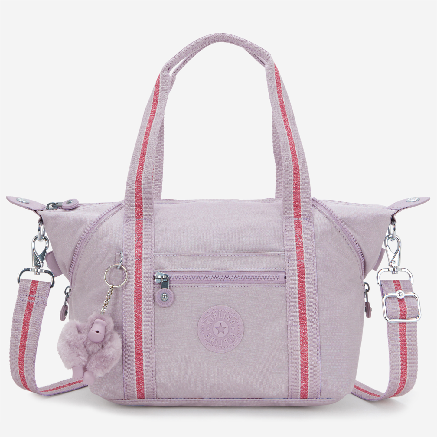 KIPLING Art Mini Lilac Shimmer Small handbag (with removable shoulderstrap) 15410-9GO