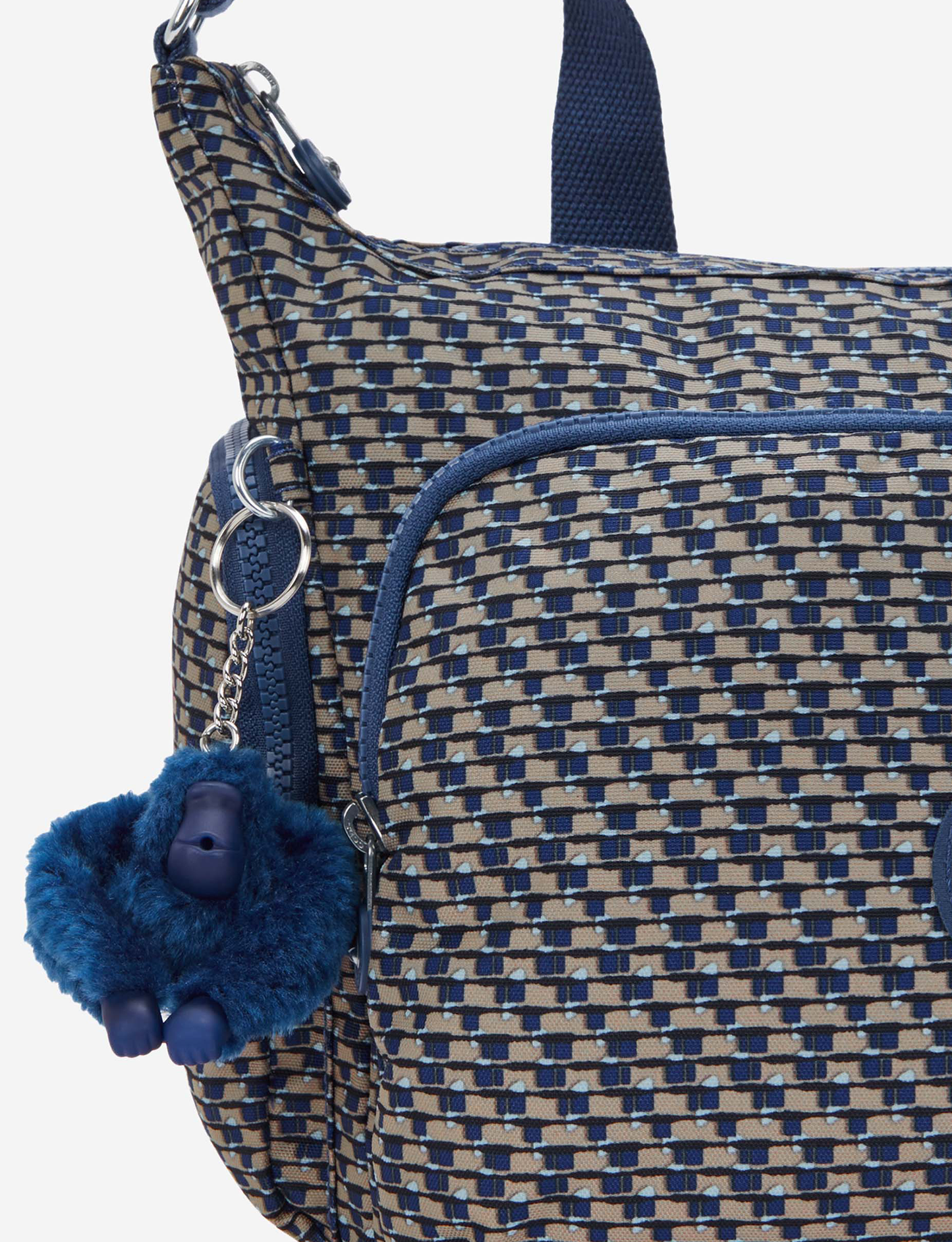 Kipling Gabb Blue on Wire Large Crossbody I6525-9PC