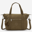 Kipling Art Smooth Khaki Medium Tote (with Removable Shoulderstrap) 10619-1NA