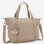 KIPLING Art Soft Taupe Medium tote (with removable shoulderstrap) 10619-4PW