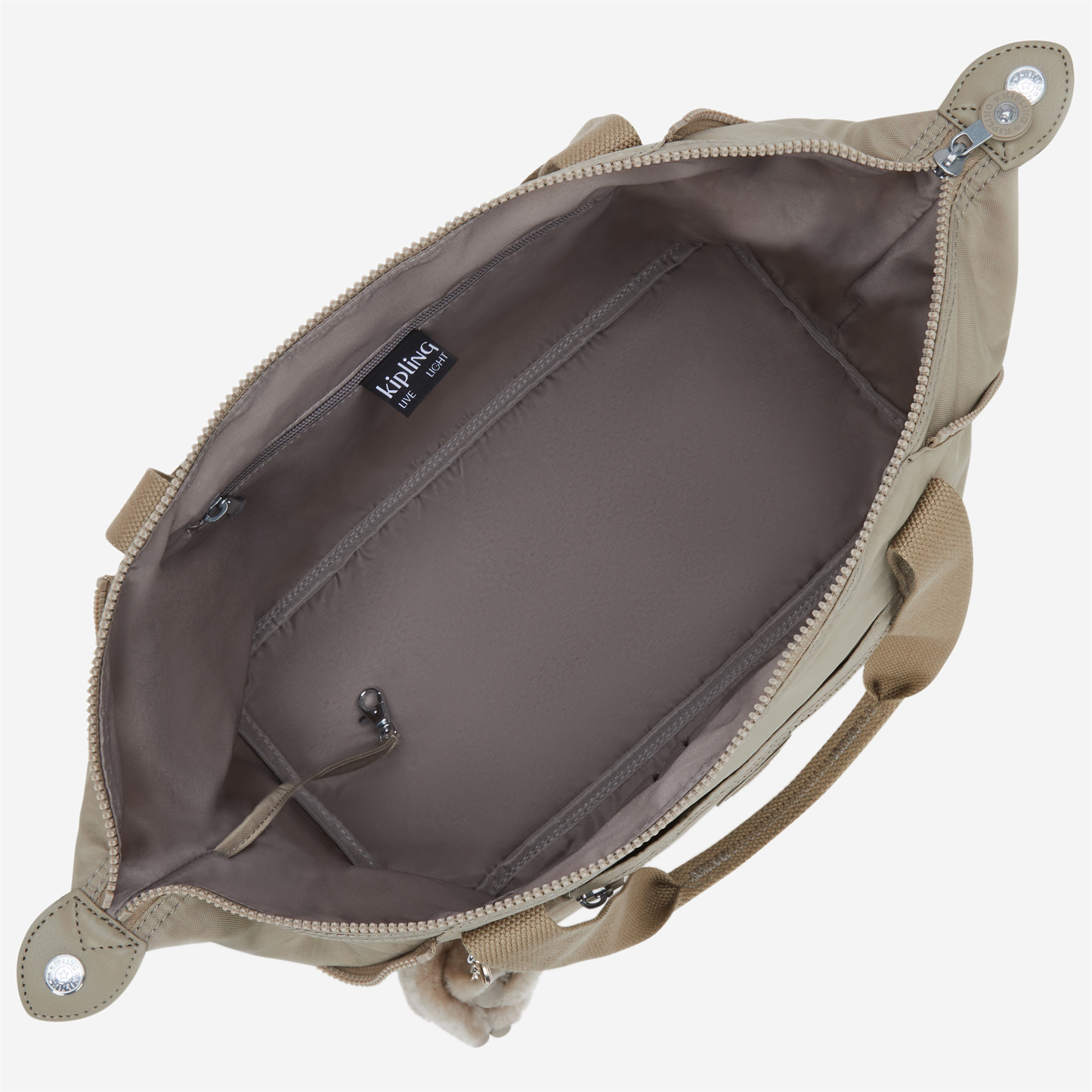 KIPLING Art Soft Taupe Medium tote (with removable shoulderstrap) 10619-4PW