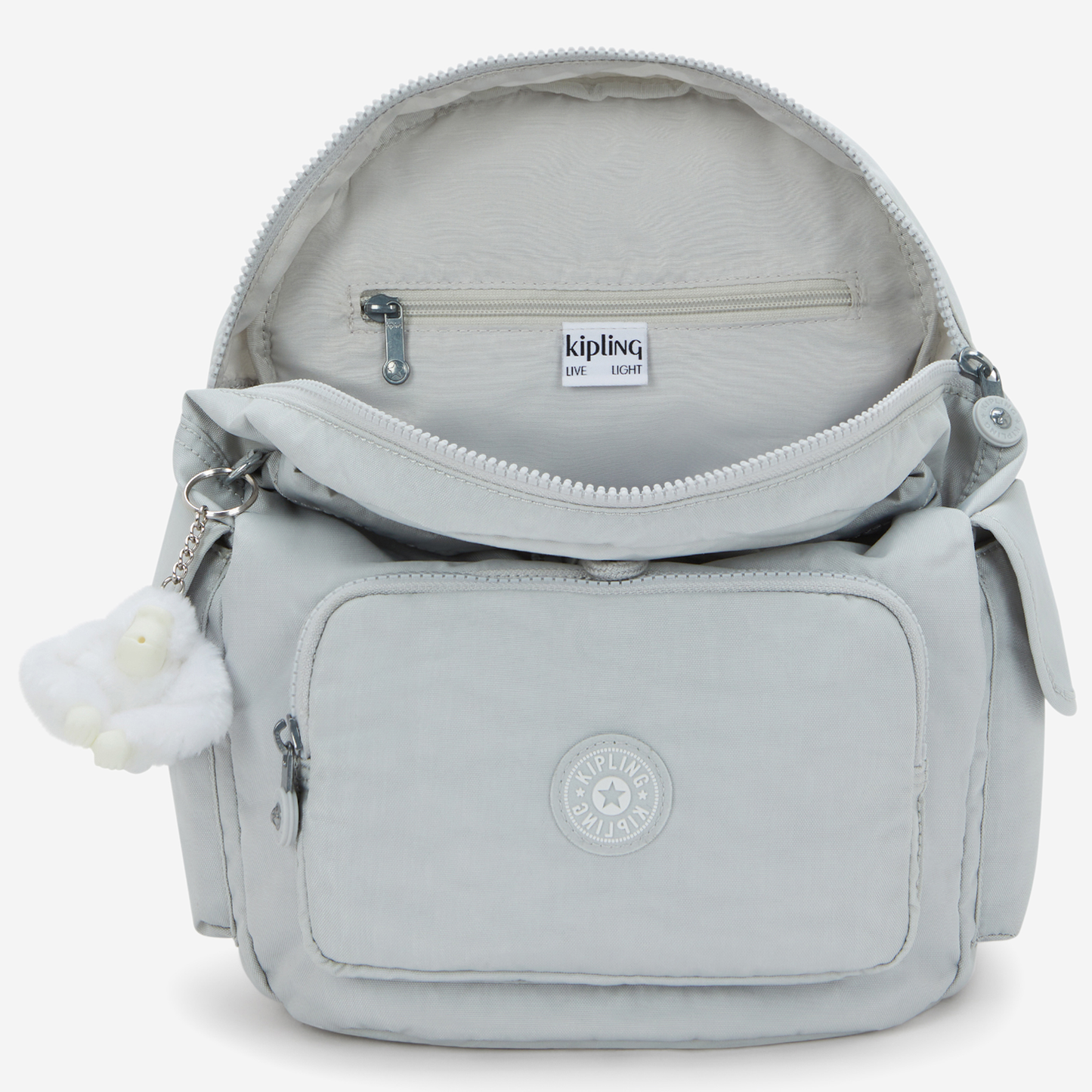 KIPLING City Pack S Easy Grey Small backpack 15635-9RW