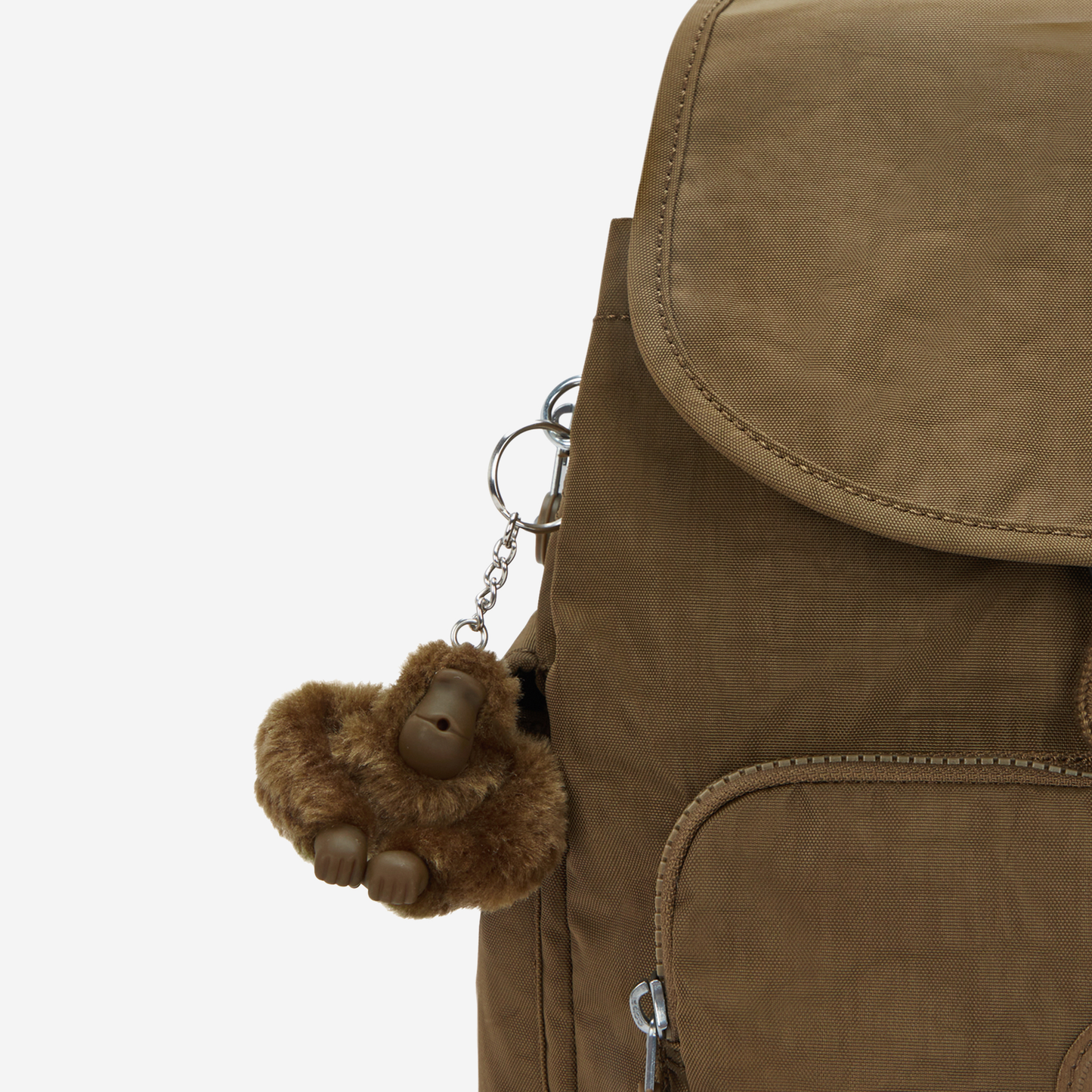 KIPLING City Pack S Smooth Khaki Small backpack 15635-1NA