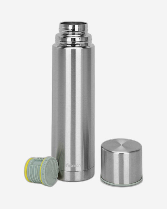 Fissman Double Wall Vacuum Flask 1000 Ml Stainless Steel