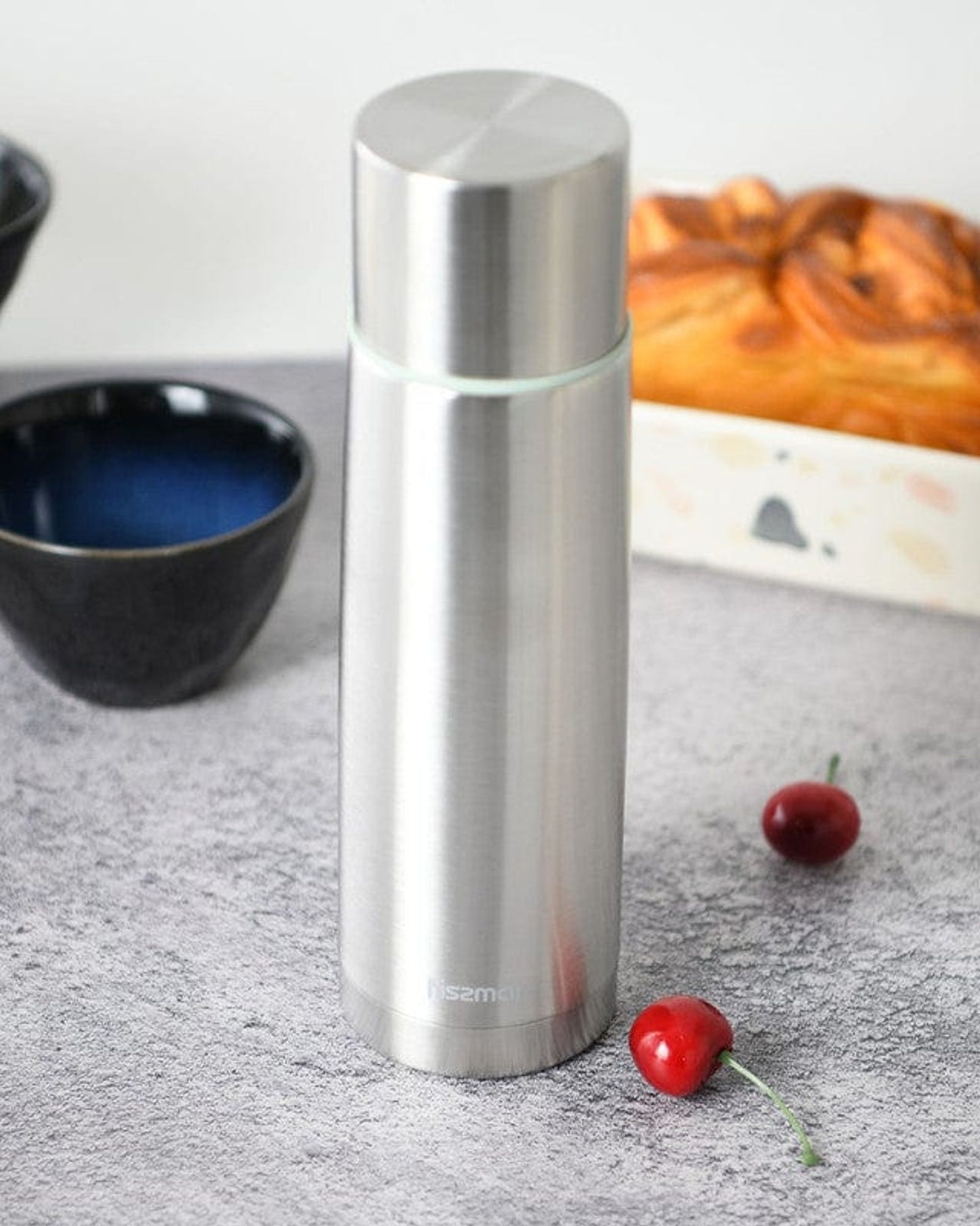 Fissman Double Wall Vacuum Flask 1000 Ml Stainless Steel