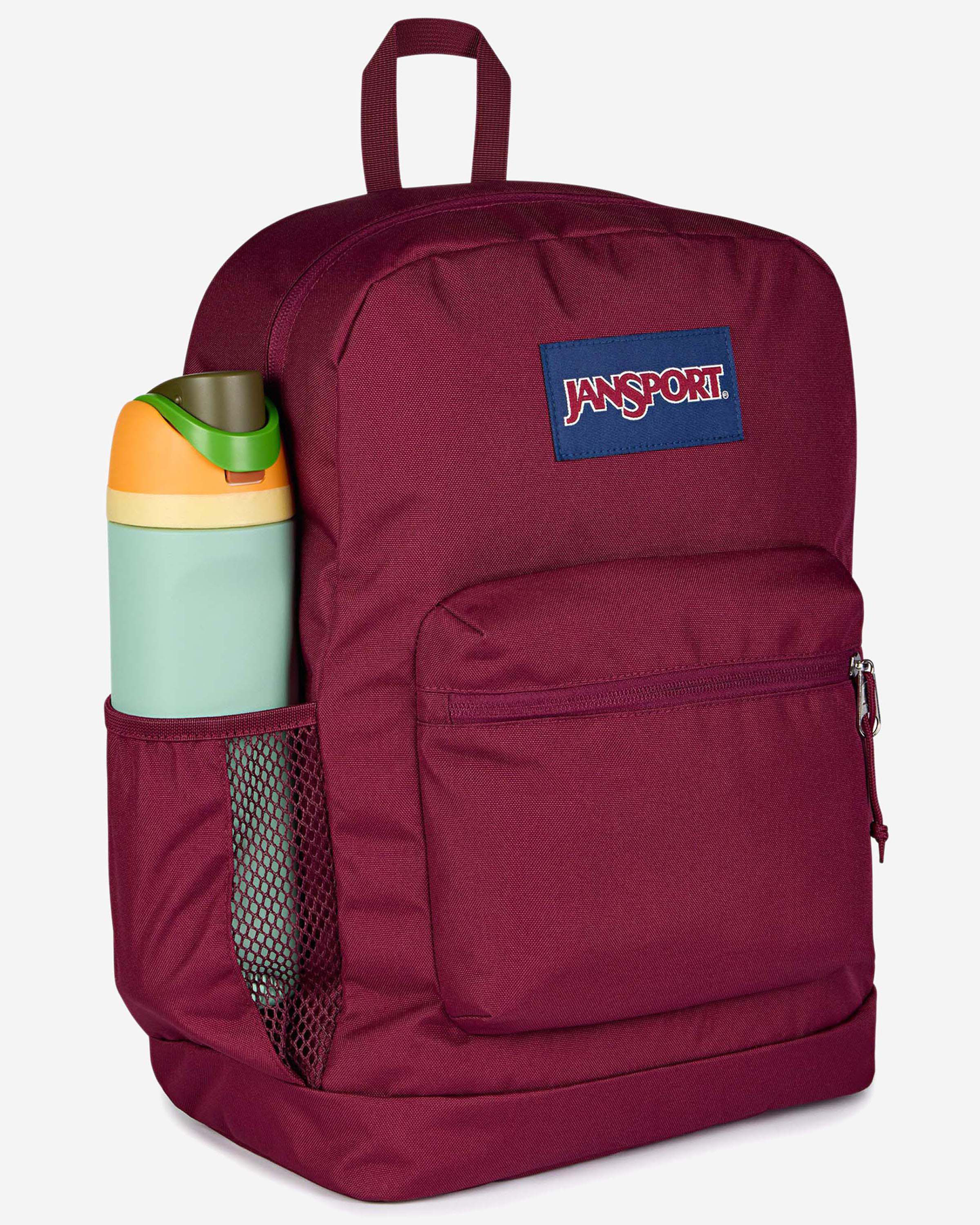 JanSport Cross Town Plus Cherry Laquer Backpack