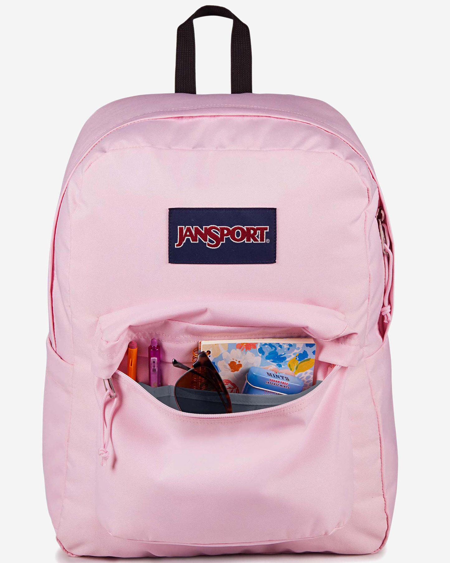JanSport Superbreak Plus Pink Ice Backpack