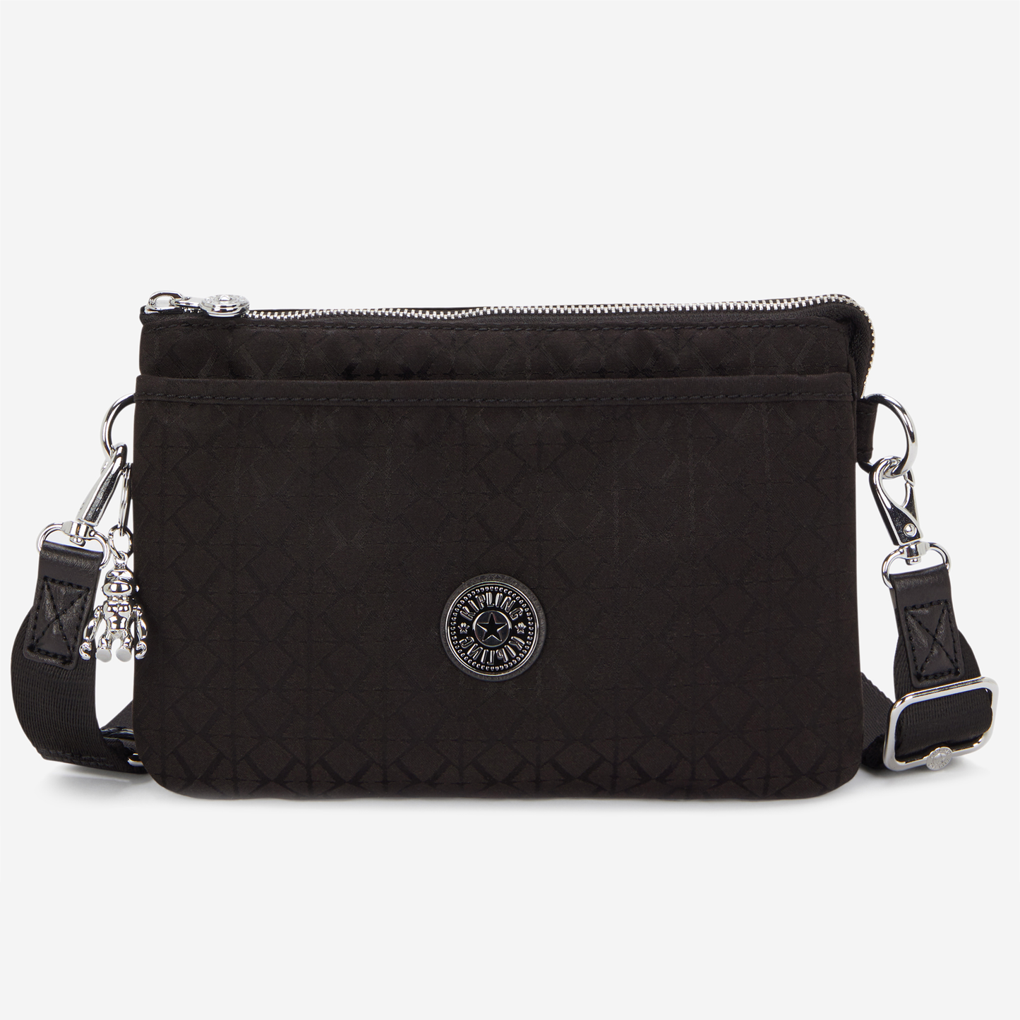 KIPLING Riri Noir Sign Jq Small crossbody (with removable shoulderstrap) I8043-4NW