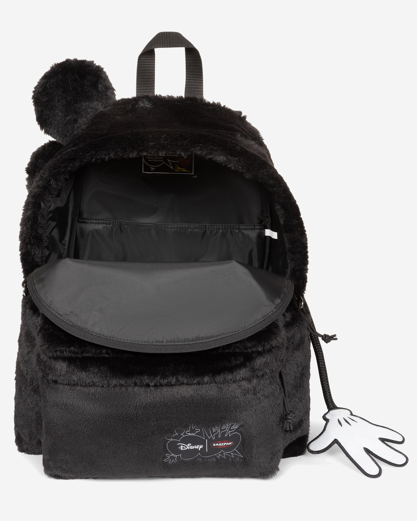Eastpak Padded Pak'R Mickey Fuzzy Backpack