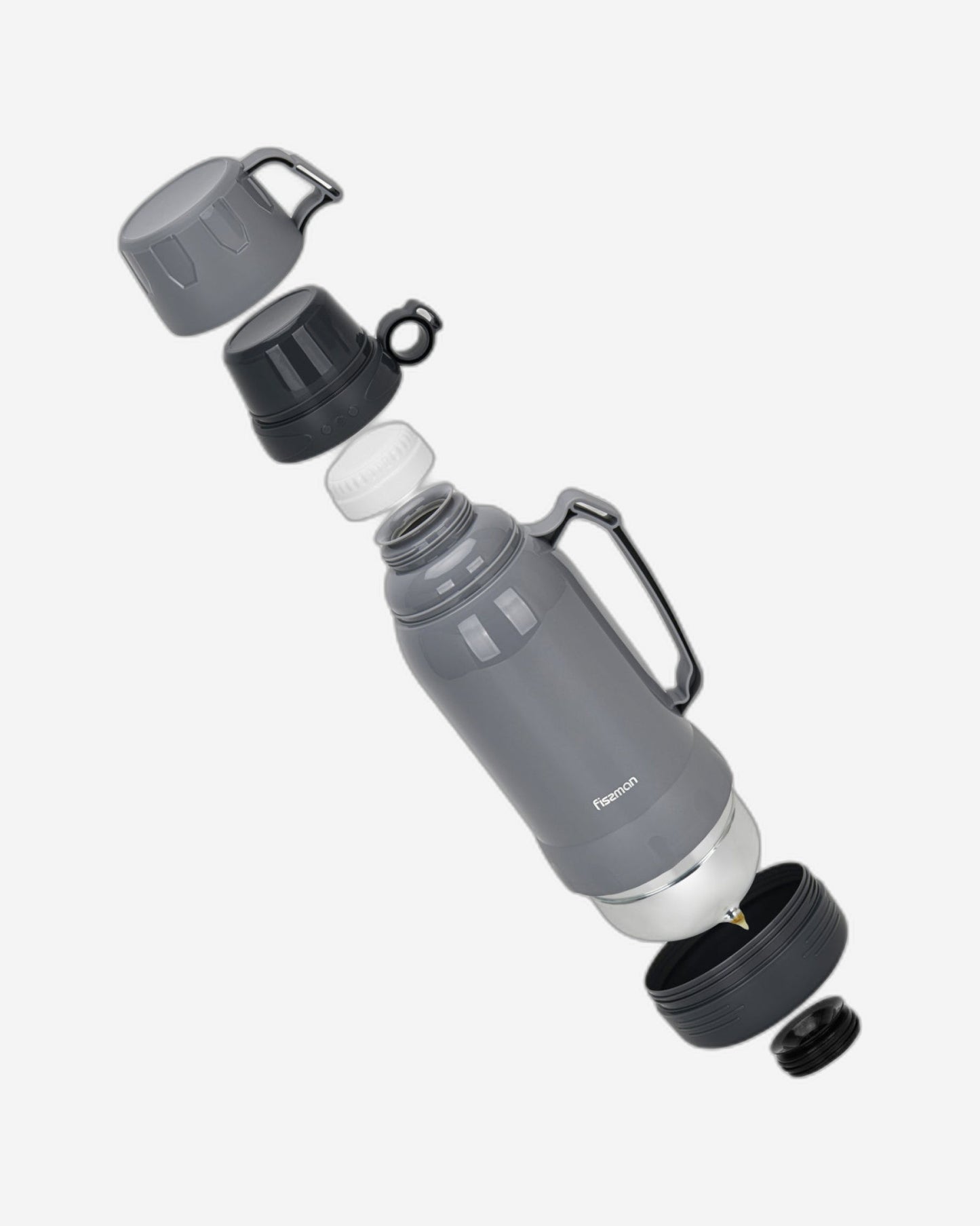 Fissman Vacuum Bottle Dark Gray 1800ml