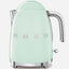 SMEG 1.7L Electric Kettle with Soft Opening Lid  Pastel Green