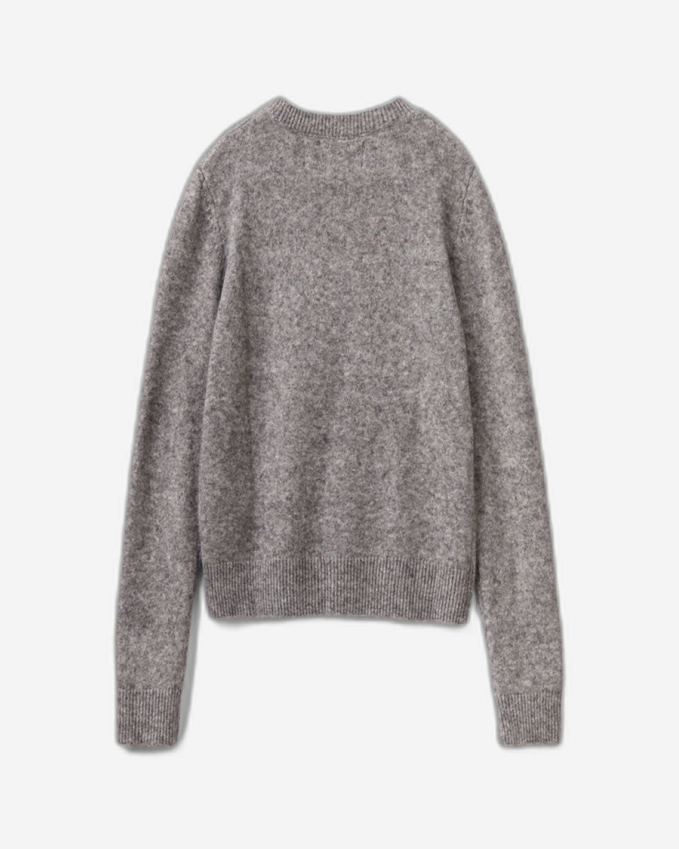 Wool Blend Raised Sweater
