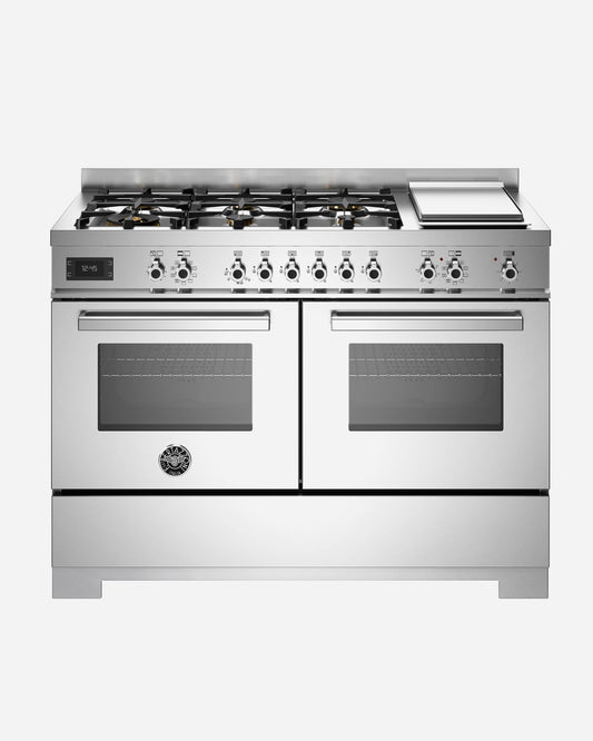 120 cm 6 burner and griddle and Electric Double Oven