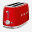 SMEG 4 Slice Toaster with Extra Wide Slots  Red