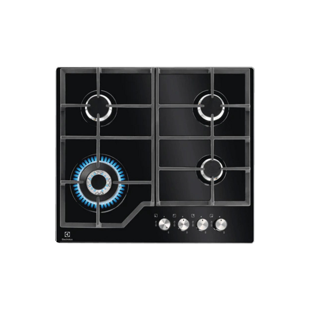 Electrolux Built-In Gas Hob, Black - Kgg6436K (Made In Italy)