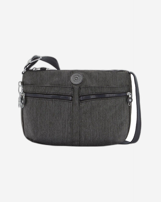 Kipling Izellah Black Peppery Medium Crossbody Bag C2I4803-78S