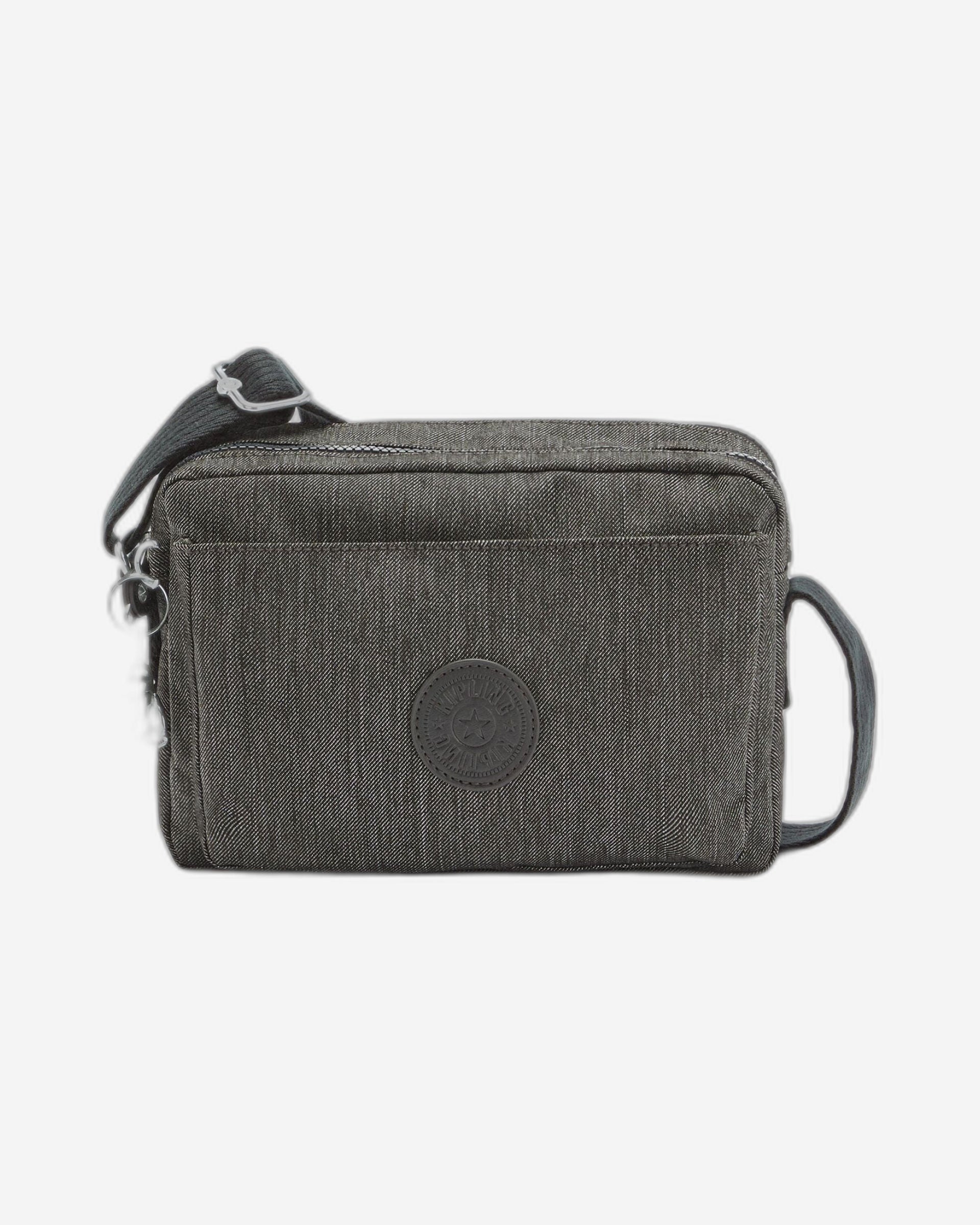 Kipling Abanu M Black Peppery Medium Crossbody Bag C2I6696-78S