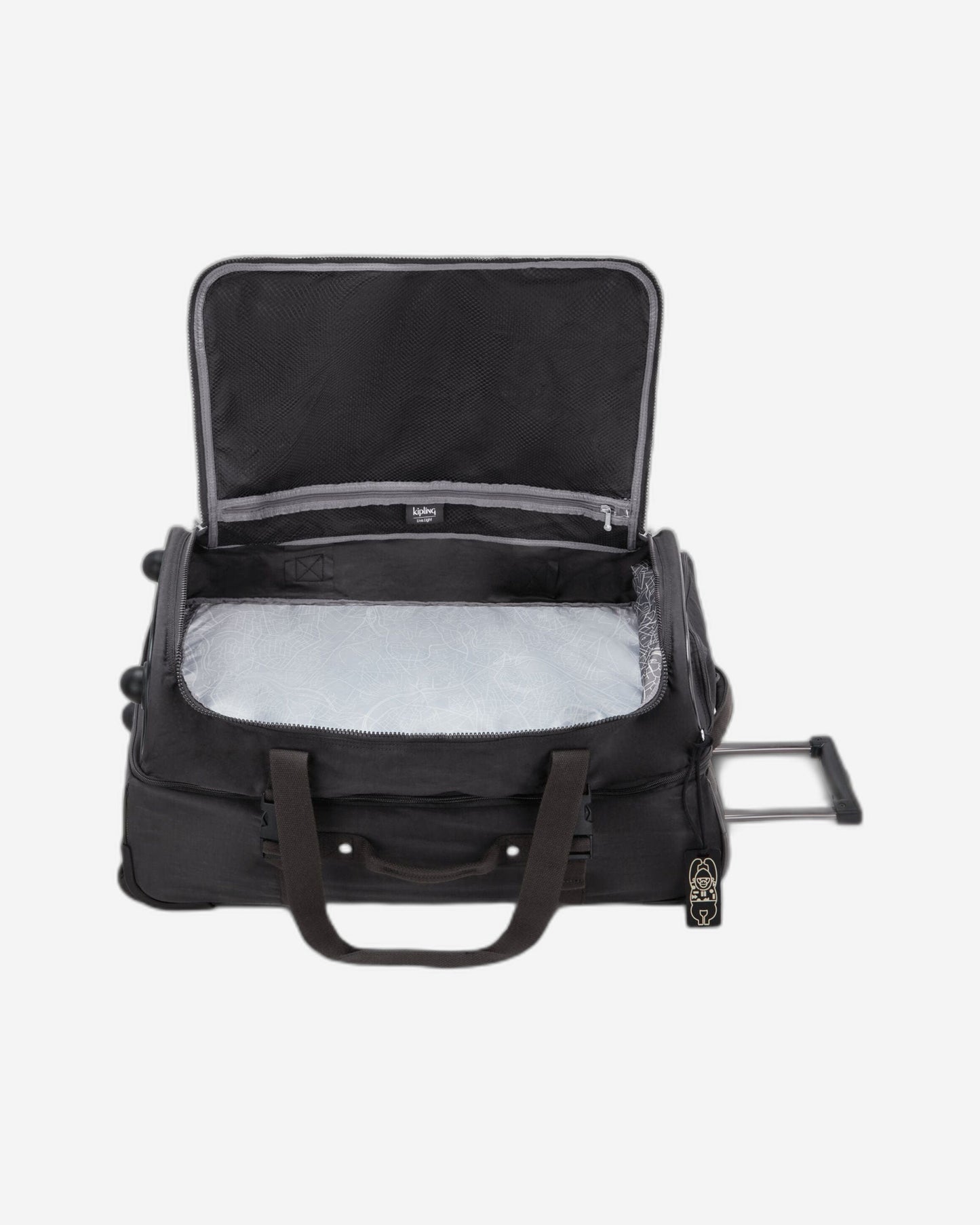 Kipling Teagan M Black Noir Medium Wheeled Luggage C213367-P39