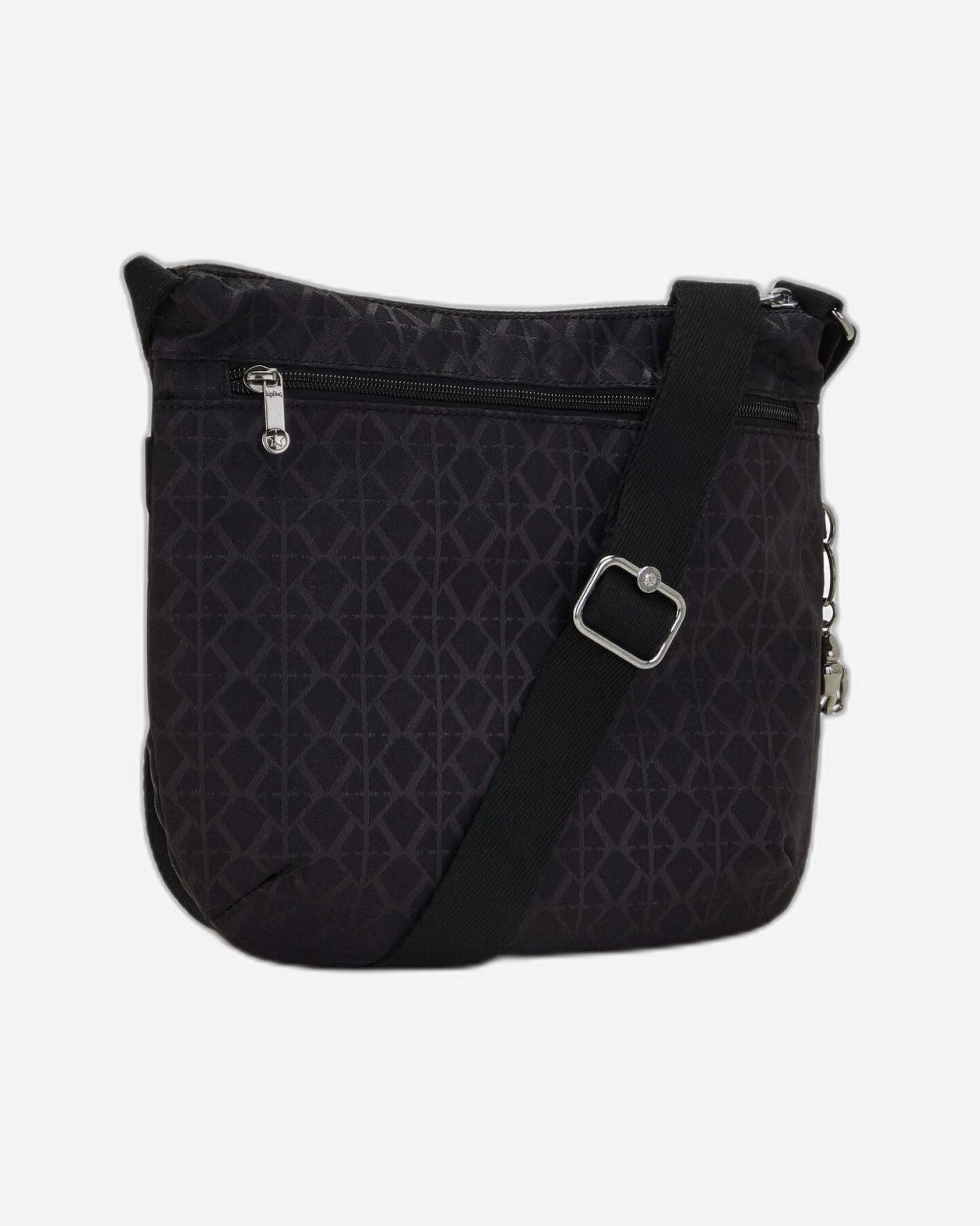 Kipling Arto Signature Blk Q Medium Crossbody Bag C2I2520-M34