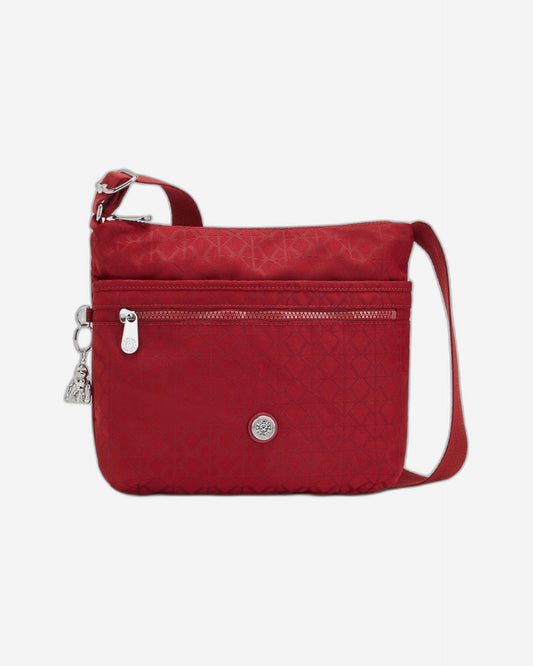 Kipling Arto Signature Red Medium Crossbody Bag C2I2520-Y40