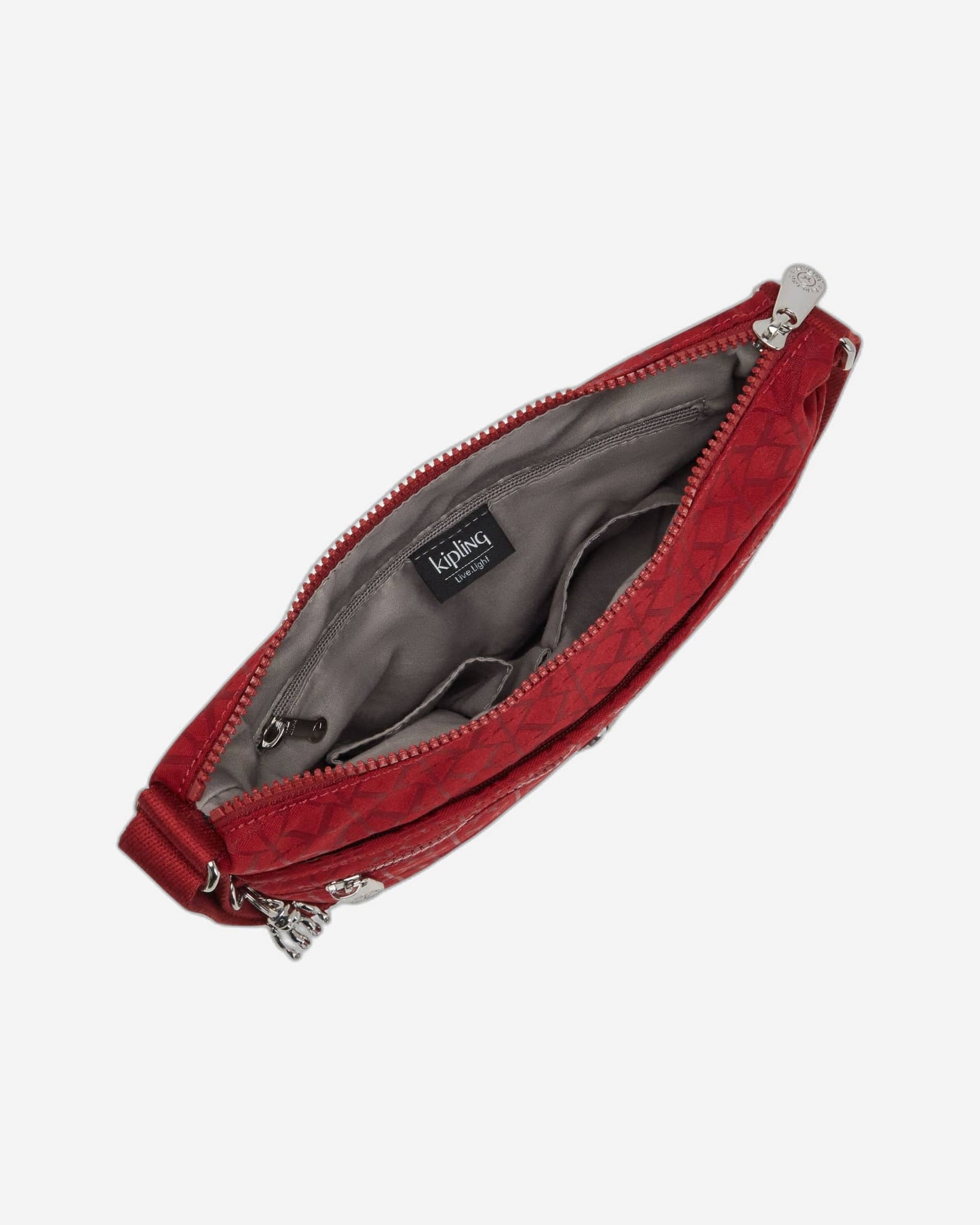 Kipling Arto Signature Red Medium Crossbody Bag C2I2520-Y40