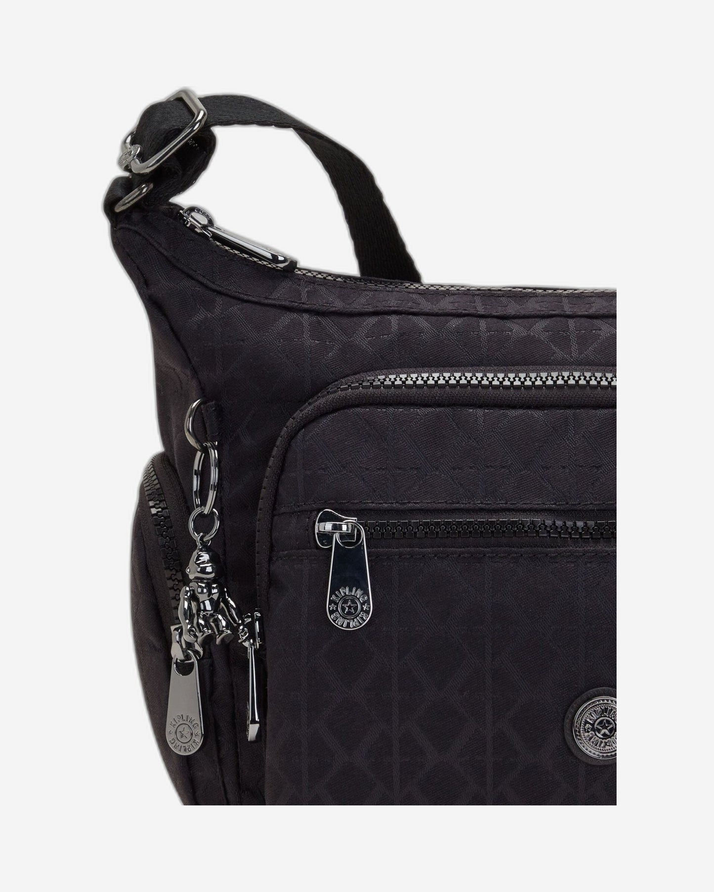 Kipling Gabbie S Signature Blk Q Small Crossbody Bag C2I2536-M34