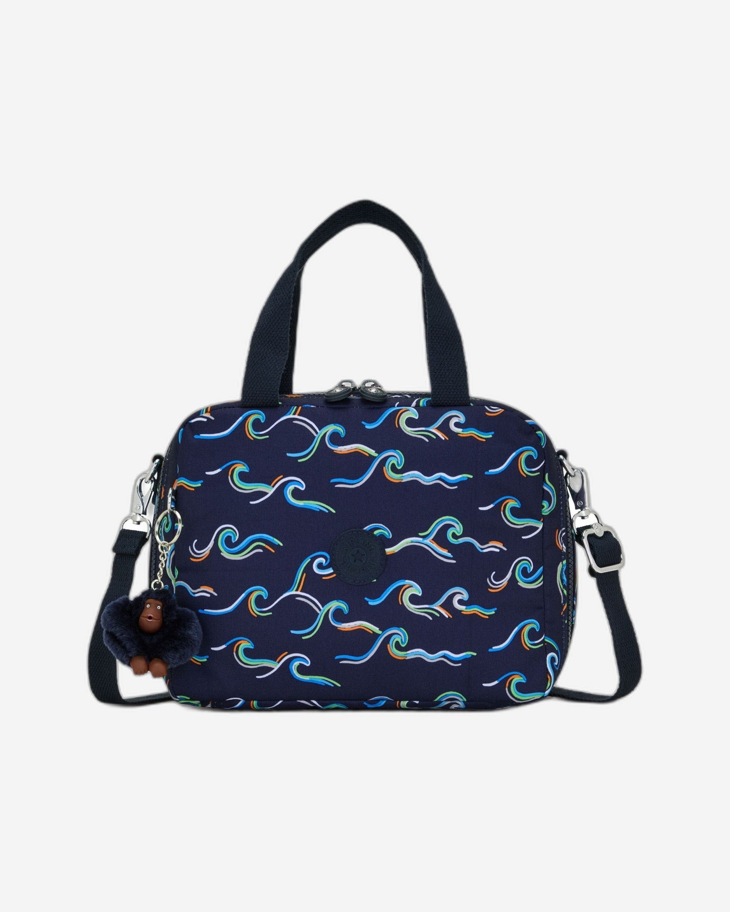 Kipling Miyo Fun Ocean Print Large Lunch Bag with Trolley Sleeve C2I2989-W92