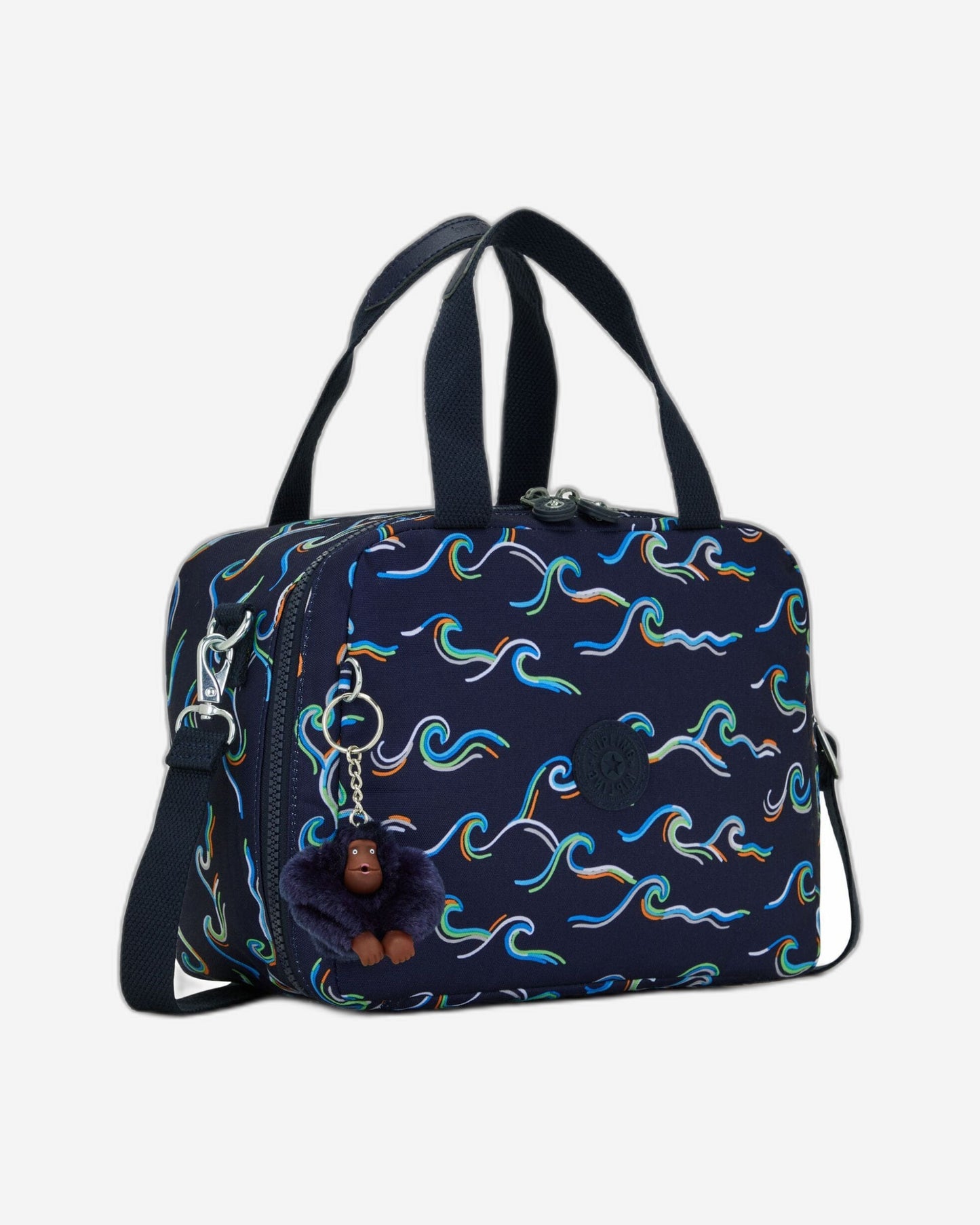 Kipling Miyo Fun Ocean Print Large Lunch Bag with Trolley Sleeve C2I2989-W92