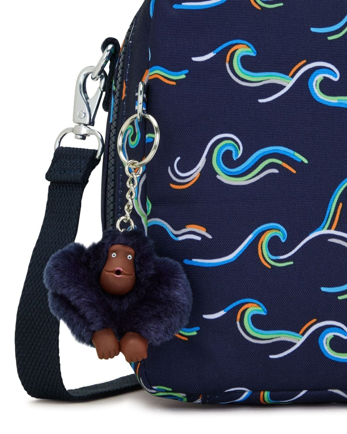 Kipling Miyo Fun Ocean Print Large Lunch Bag with Trolley Sleeve C2I2989-W92