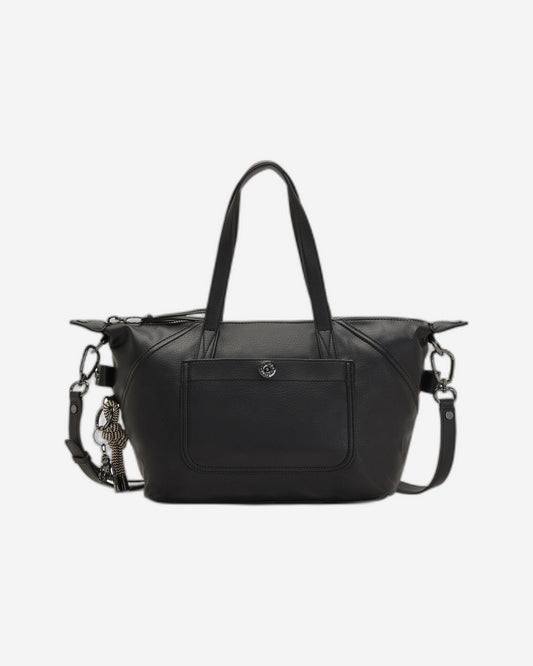 Kipling Art Mini Black Fl Small Hand Bag C2I3409-66C