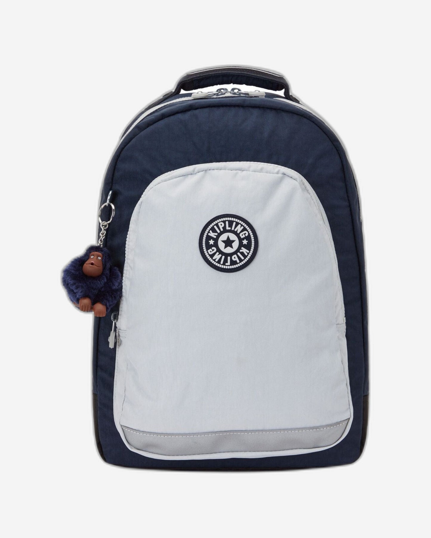 Kipling Class Room True Blue Grey Large Backpack C2I4053-U84