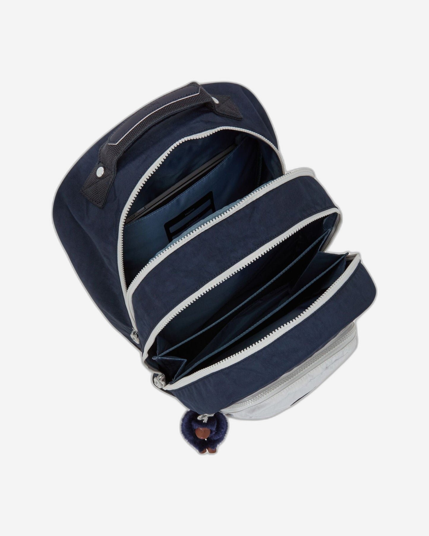 Kipling Class Room True Blue Grey Large Backpack C2I4053-U84