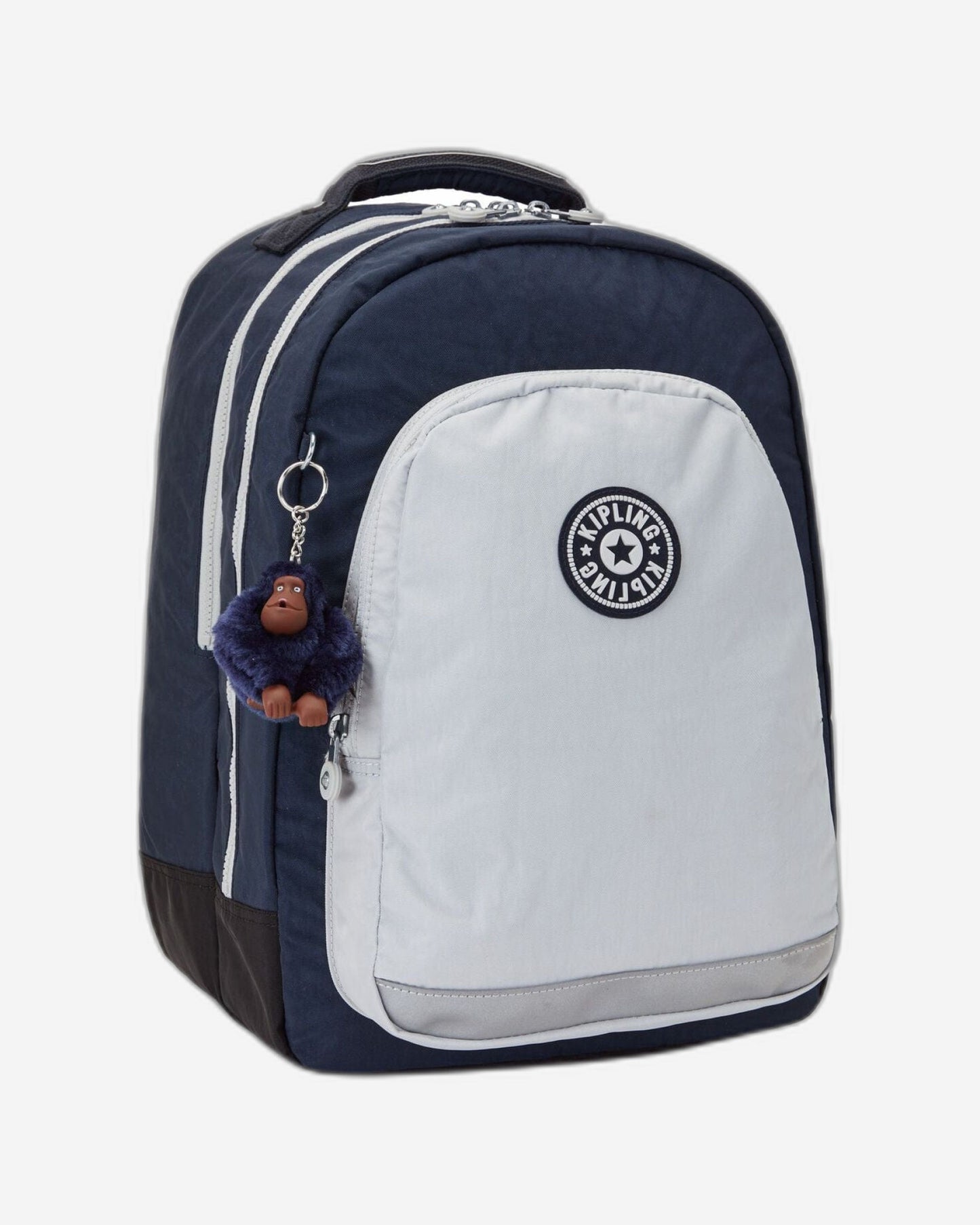 Kipling Class Room True Blue Grey Large Backpack C2I4053-U84