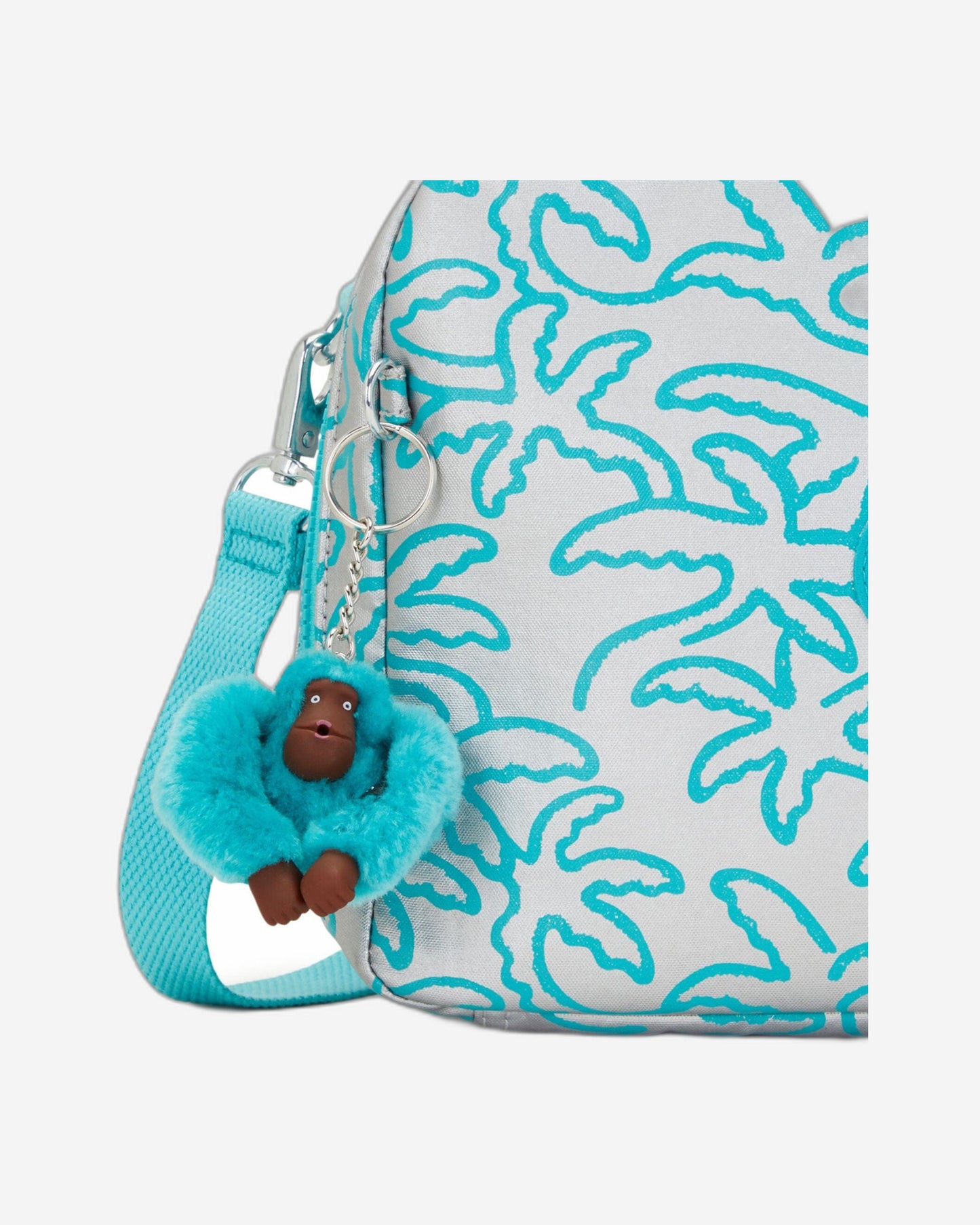 Kipling Miyo Metallic Palm Large Lunch Bag with Trolley Sleeve C2I4126-1PM