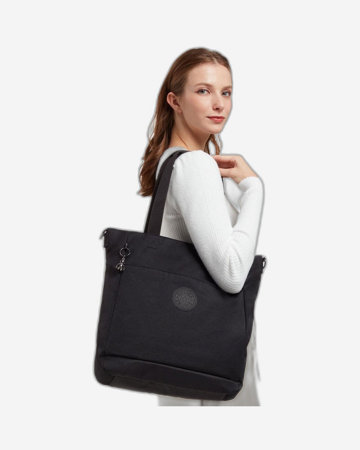 Kipling Sunhee Rich Black Large Tote Bag C2I4318-53F