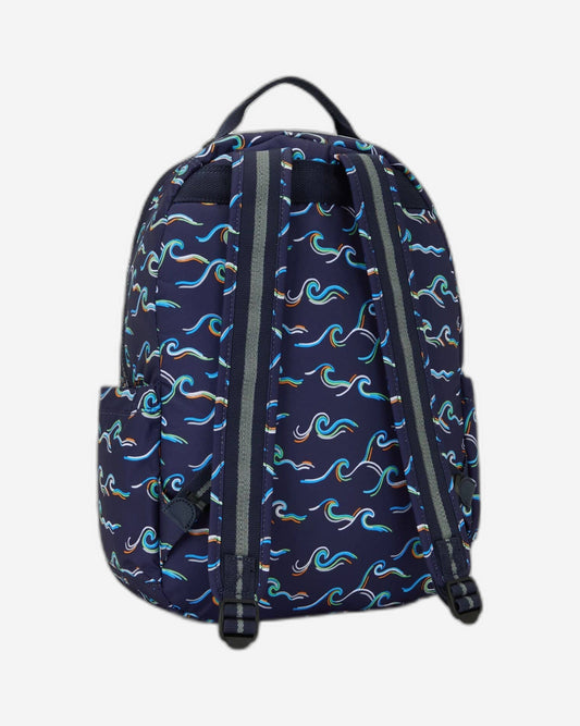 Kipling Seoul Fun Ocean Print Large Backpack C2I4851-W92