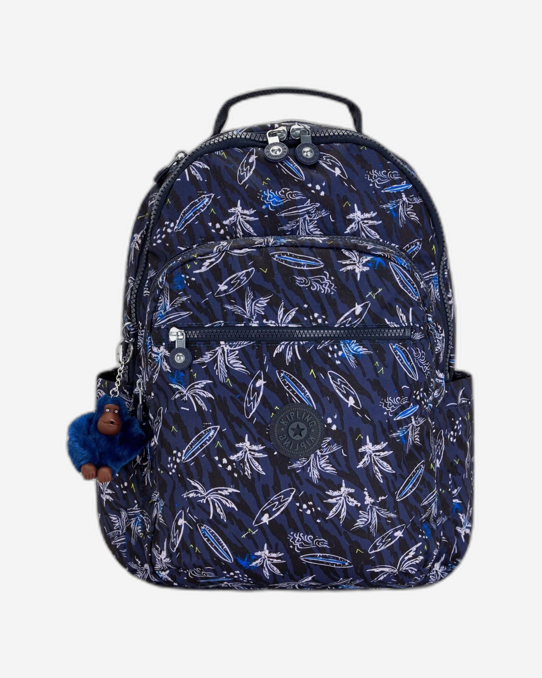 Kipling Seoul Surf Sea Print Large Backpack C2I4851-Y70