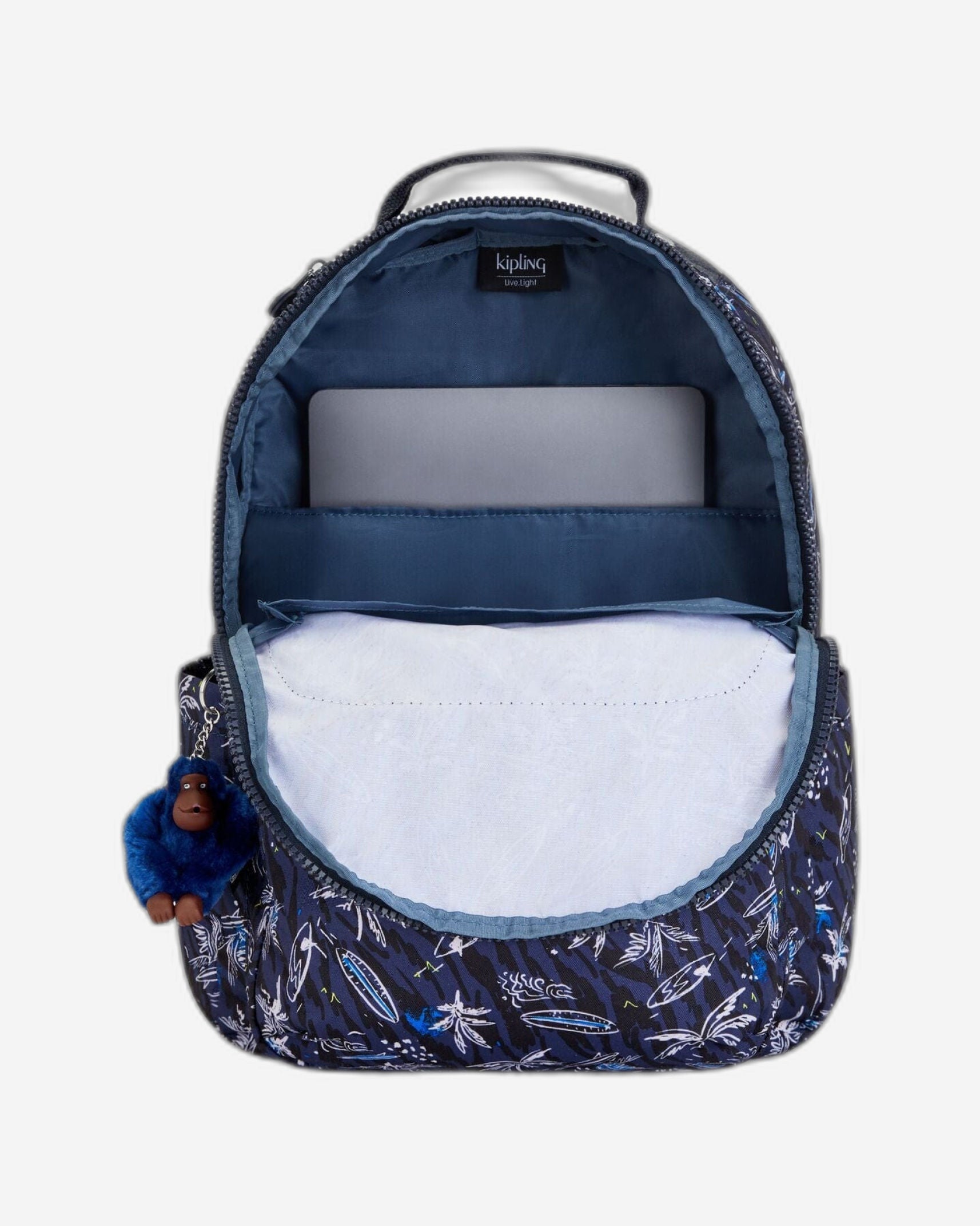 Kipling Seoul Surf Sea Print Large Backpack C2I4851-Y70