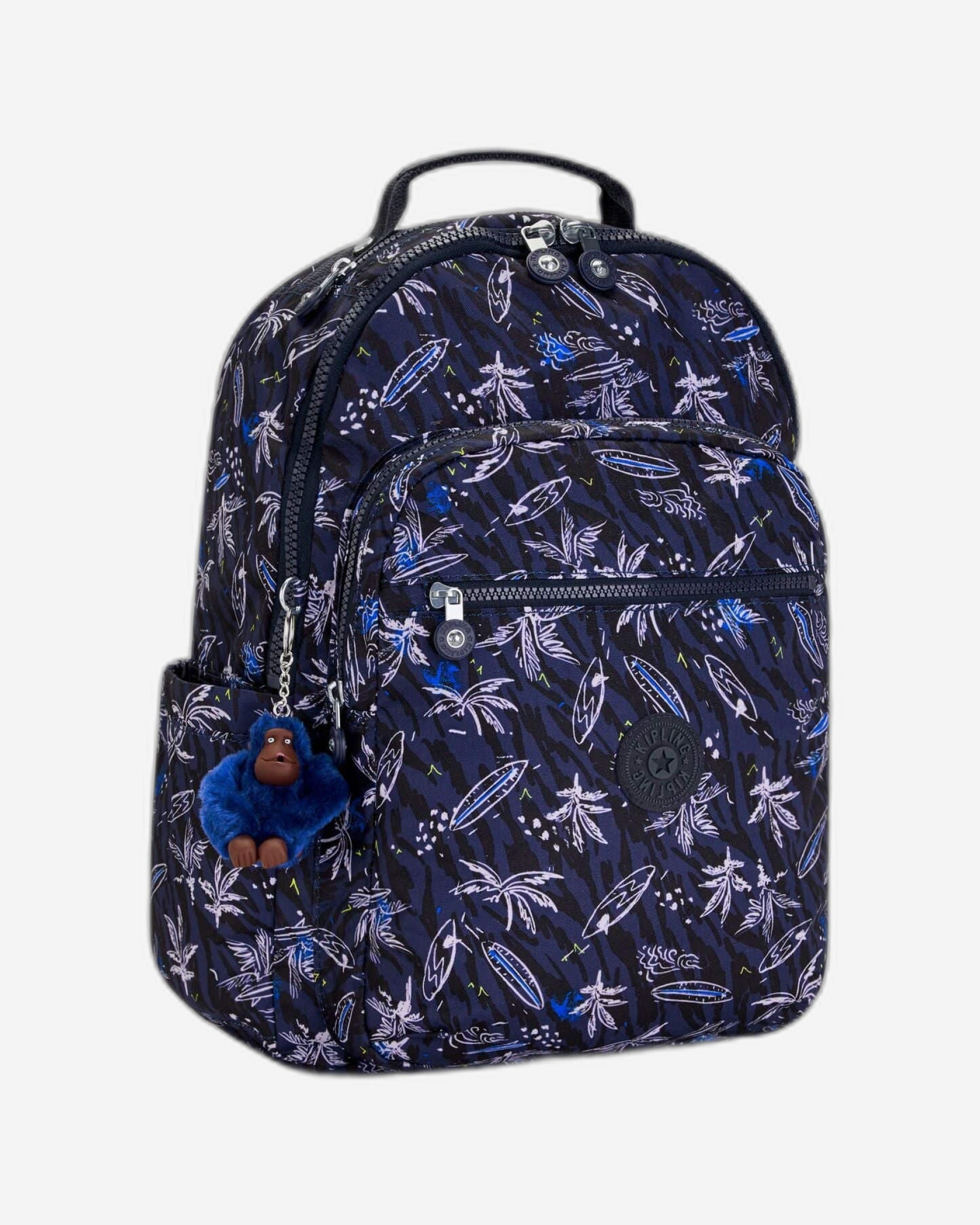 Kipling Seoul Surf Sea Print Large Backpack C2I4851-Y70