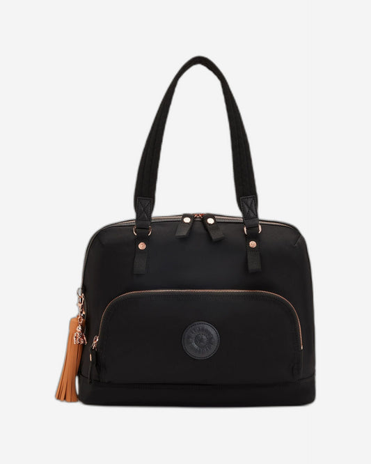 Kipling Linza Rose Black Large Shoulder Bag C2I5427-53H