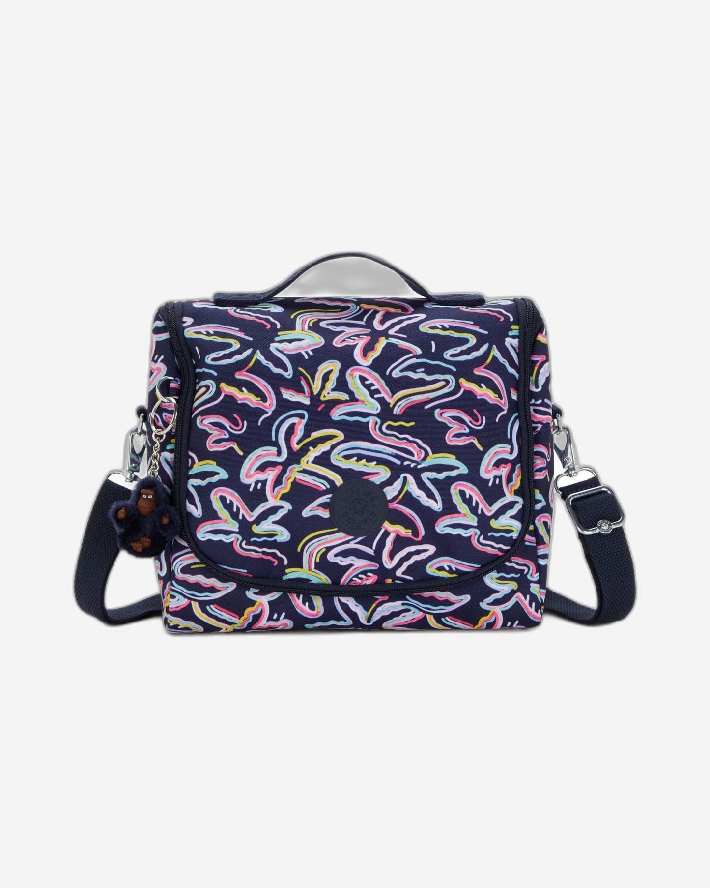 Kipling New Kichirou Palm Fiesta Print Large Lunch Bag with Trolley Sleeve C2I5749-3MC