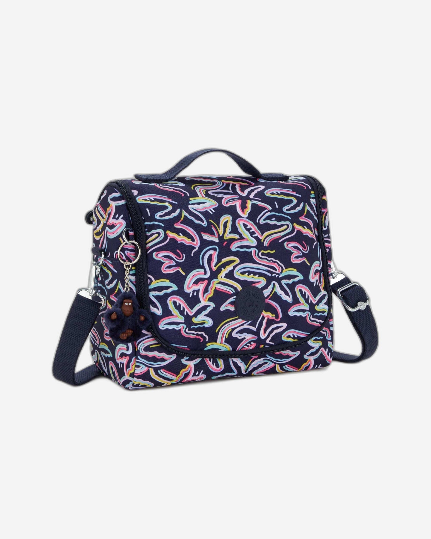 Kipling New Kichirou Palm Fiesta Print Large Lunch Bag with Trolley Sleeve C2I5749-3MC