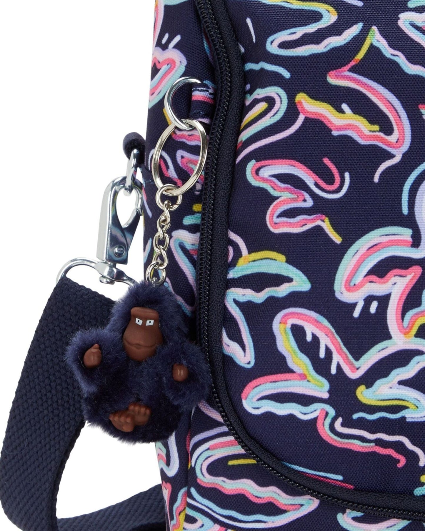 Kipling New Kichirou Palm Fiesta Print Large Lunch Bag with Trolley Sleeve C2I5749-3MC