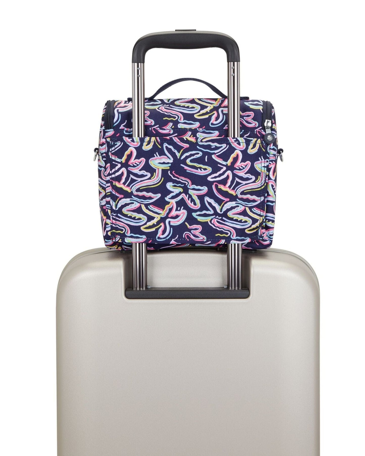 Kipling New Kichirou Palm Fiesta Print Large Lunch Bag with Trolley Sleeve C2I5749-3MC