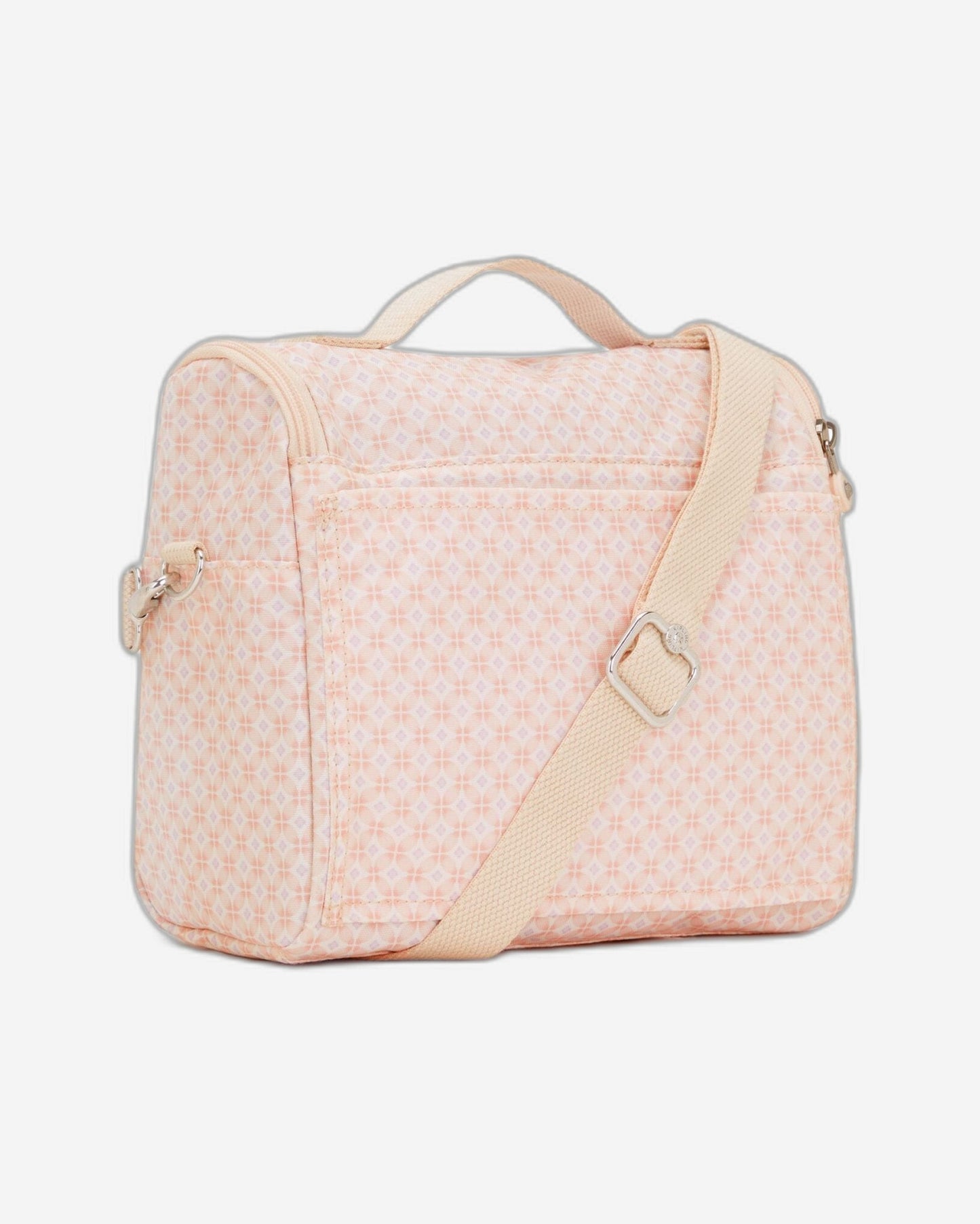 Kipling New Kichirou Girly Tile Prt Large Lunch Bag with Trolley Sleeve C2I5749-5EH