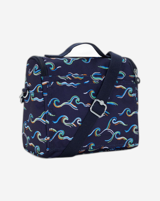 Kipling New Kichirou Fun Ocean Print Large Lunch Bag with Trolley Sleeve C2I5749-W92